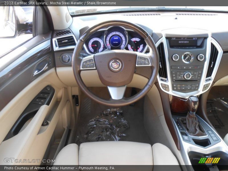 Mocha Steel Metallic / Shale/Brownstone 2012 Cadillac SRX Luxury