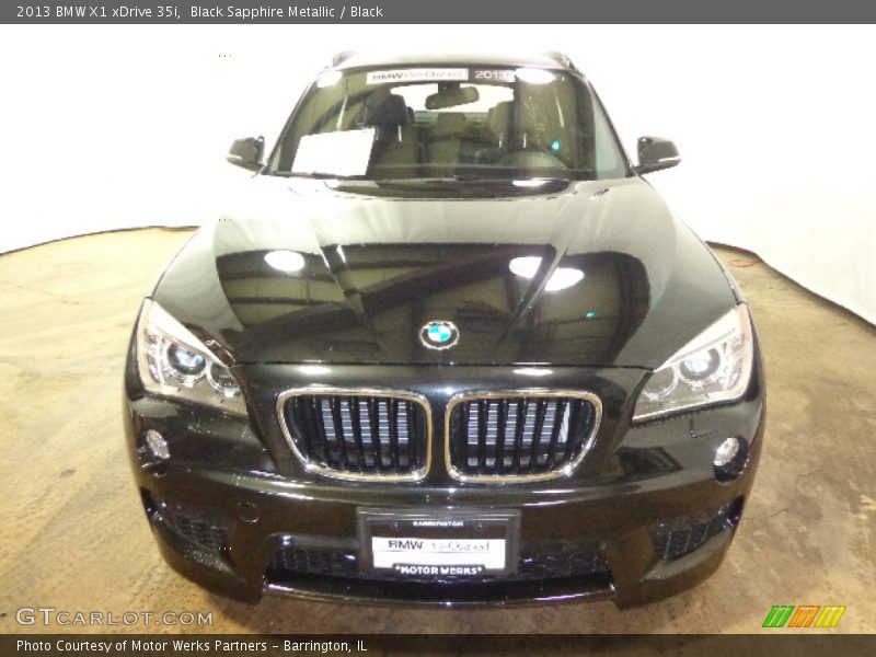 Black Sapphire Metallic / Black 2013 BMW X1 xDrive 35i