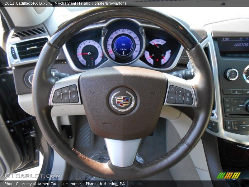 Mocha Steel Metallic / Shale/Brownstone 2012 Cadillac SRX Luxury