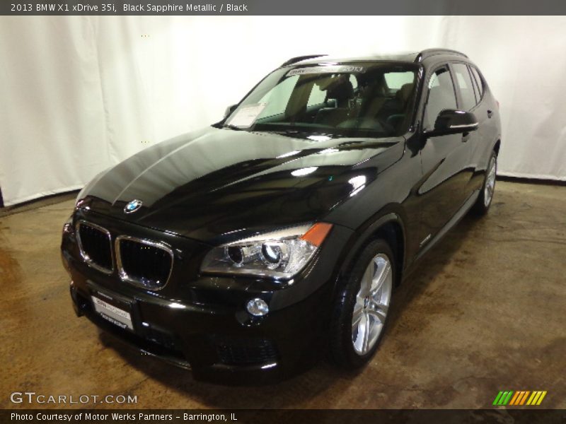 Black Sapphire Metallic / Black 2013 BMW X1 xDrive 35i