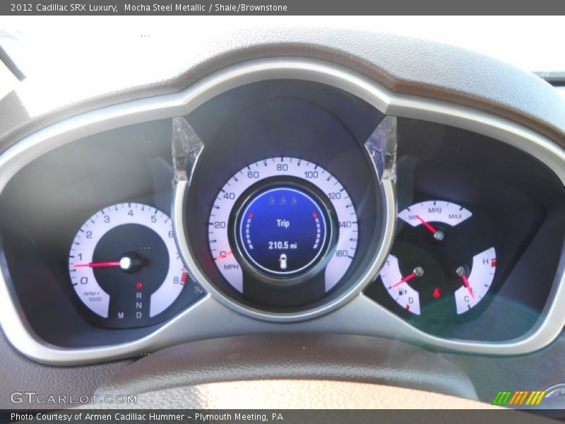 Mocha Steel Metallic / Shale/Brownstone 2012 Cadillac SRX Luxury