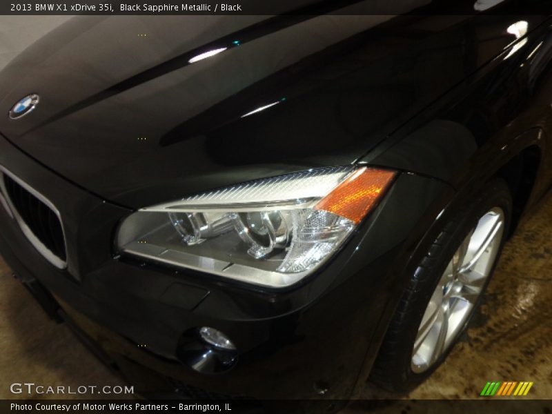 Black Sapphire Metallic / Black 2013 BMW X1 xDrive 35i