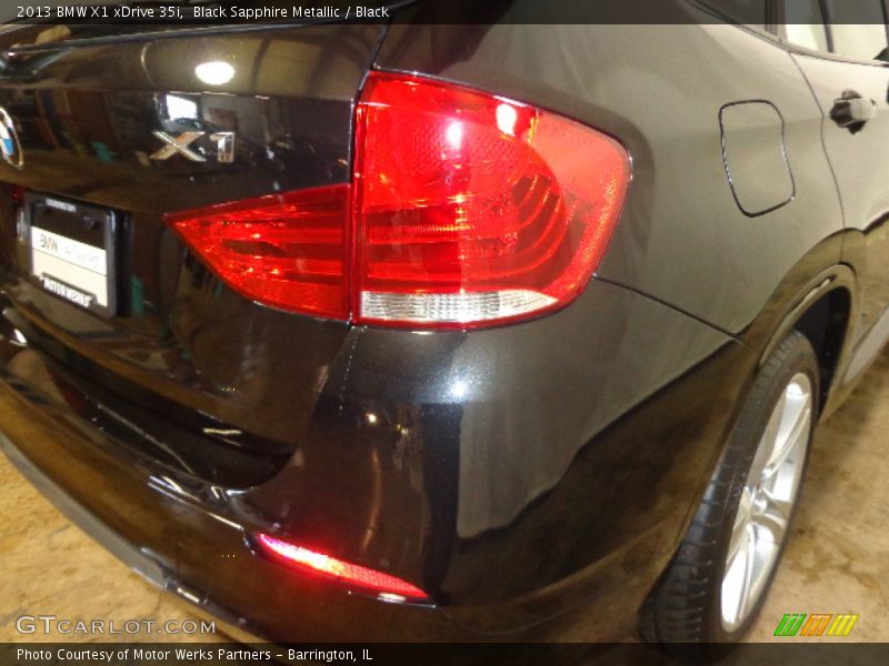 Black Sapphire Metallic / Black 2013 BMW X1 xDrive 35i