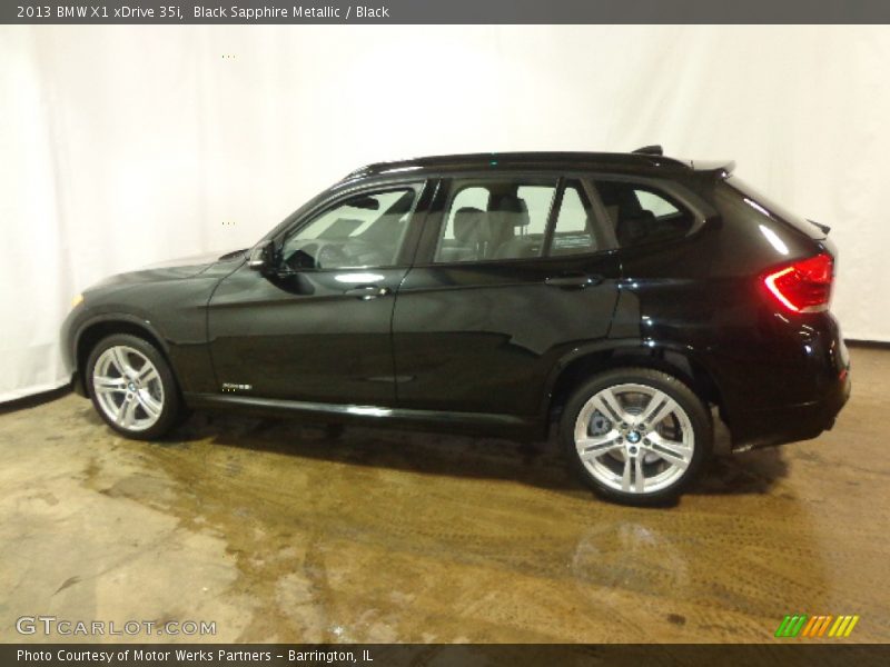 Black Sapphire Metallic / Black 2013 BMW X1 xDrive 35i