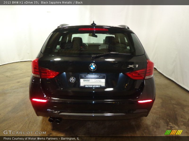 Black Sapphire Metallic / Black 2013 BMW X1 xDrive 35i