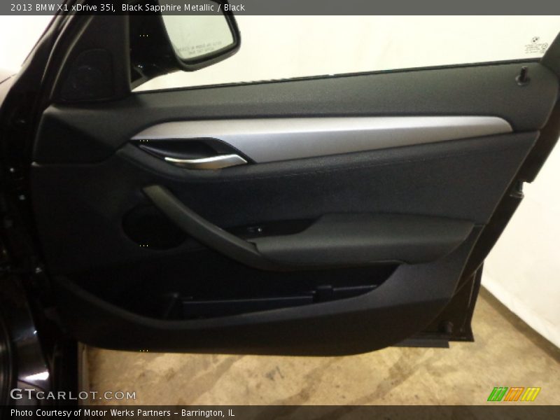 Black Sapphire Metallic / Black 2013 BMW X1 xDrive 35i