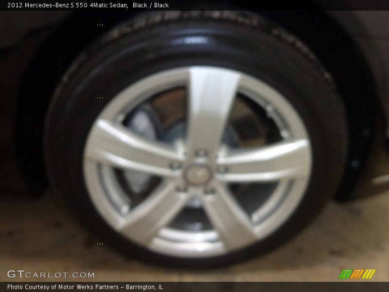 Black / Black 2012 Mercedes-Benz S 550 4Matic Sedan
