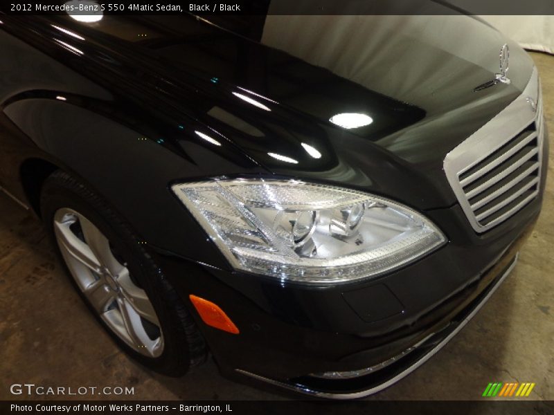 Black / Black 2012 Mercedes-Benz S 550 4Matic Sedan