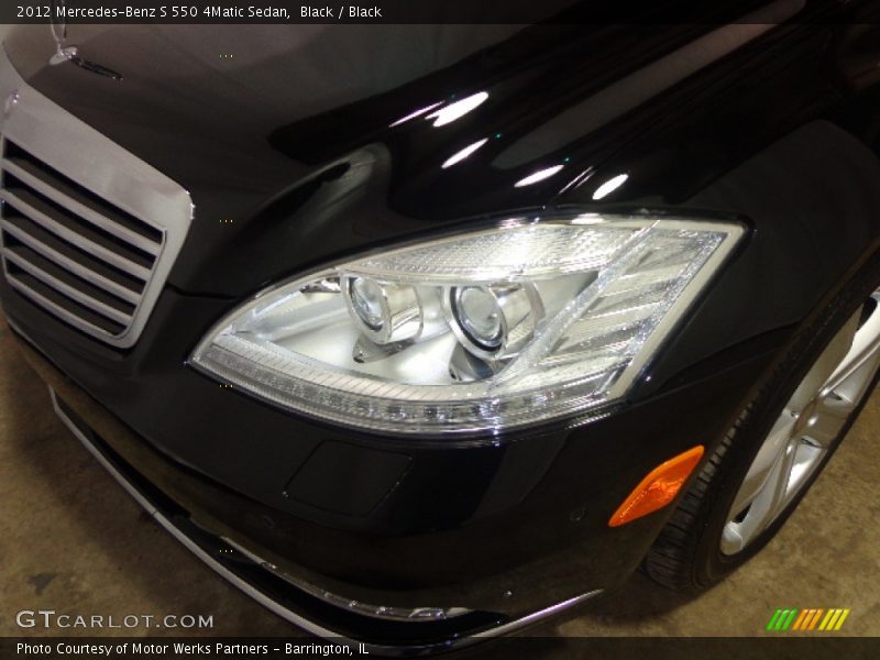 Black / Black 2012 Mercedes-Benz S 550 4Matic Sedan