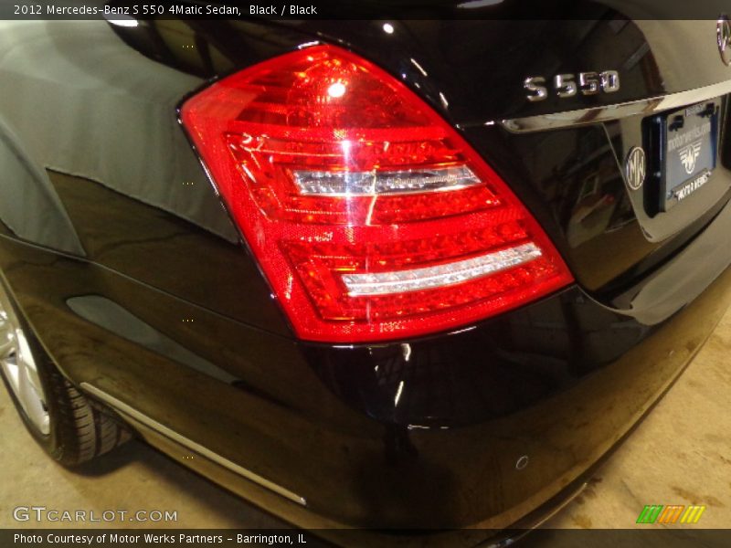 Black / Black 2012 Mercedes-Benz S 550 4Matic Sedan