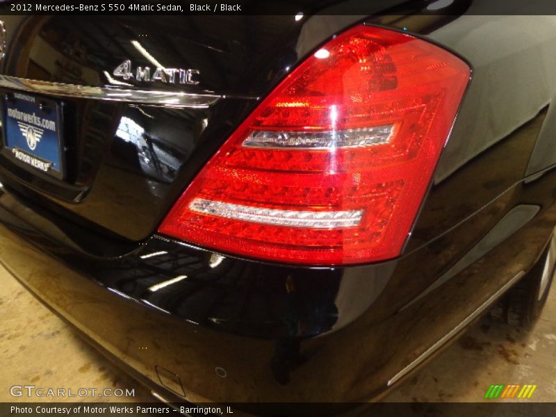 Black / Black 2012 Mercedes-Benz S 550 4Matic Sedan