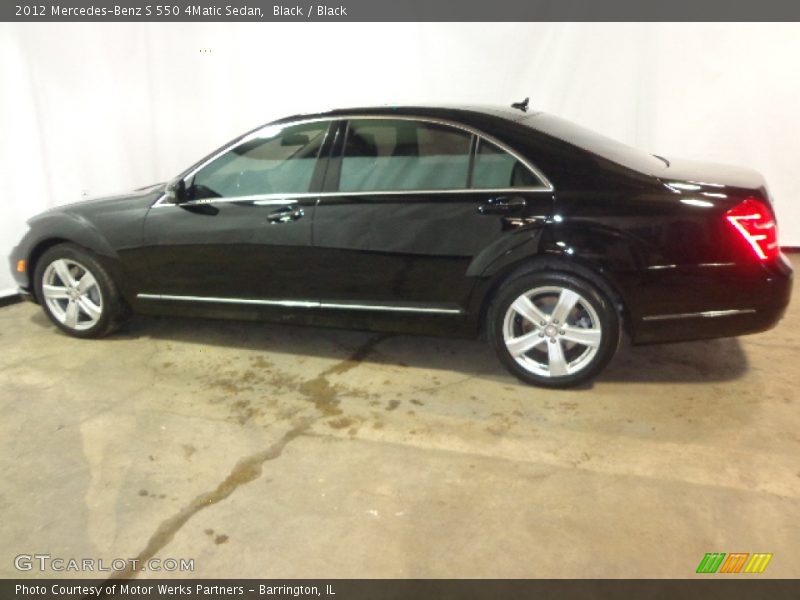 Black / Black 2012 Mercedes-Benz S 550 4Matic Sedan