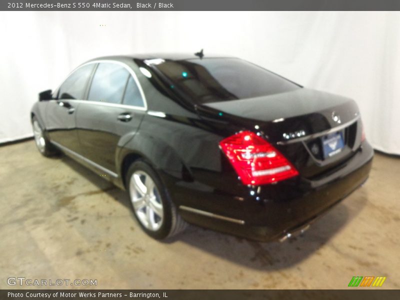 Black / Black 2012 Mercedes-Benz S 550 4Matic Sedan