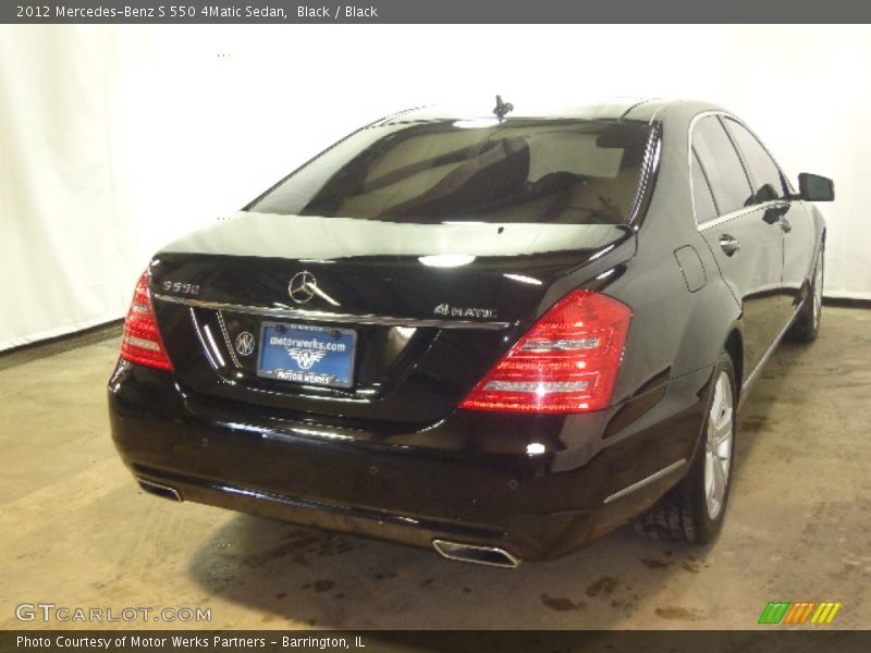 Black / Black 2012 Mercedes-Benz S 550 4Matic Sedan