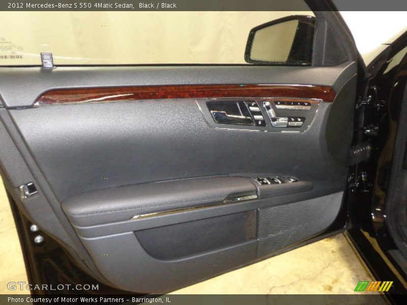 Black / Black 2012 Mercedes-Benz S 550 4Matic Sedan