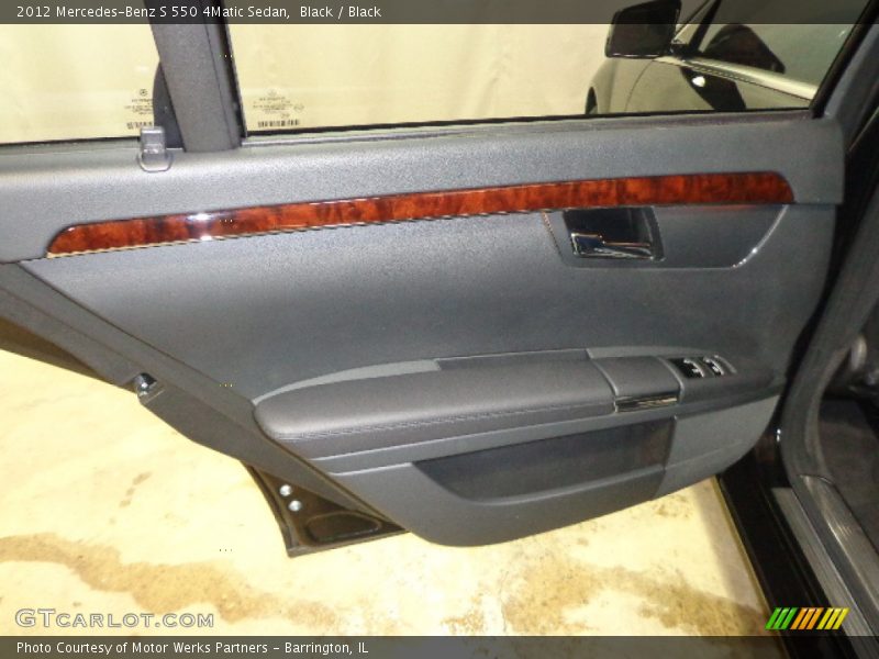 Black / Black 2012 Mercedes-Benz S 550 4Matic Sedan