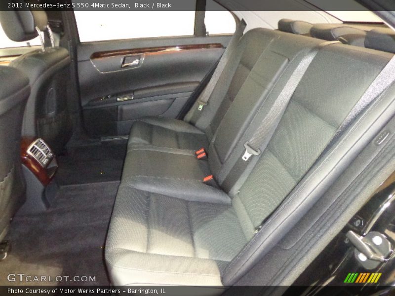 Black / Black 2012 Mercedes-Benz S 550 4Matic Sedan