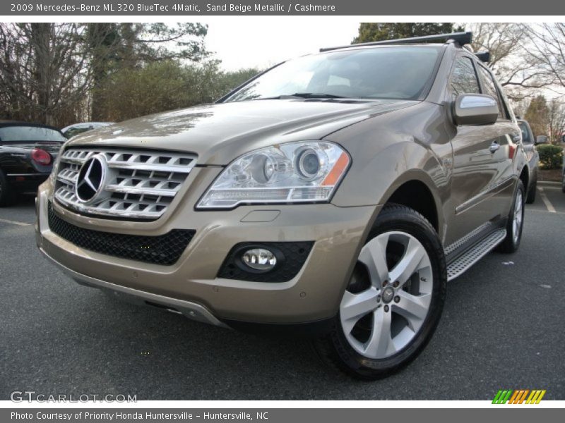 Sand Beige Metallic / Cashmere 2009 Mercedes-Benz ML 320 BlueTec 4Matic