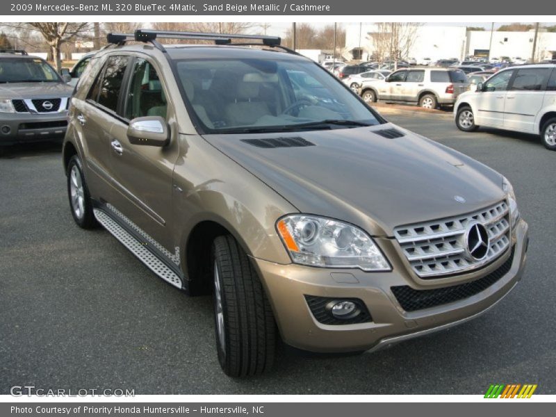 Sand Beige Metallic / Cashmere 2009 Mercedes-Benz ML 320 BlueTec 4Matic