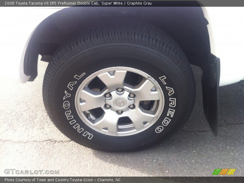Super White / Graphite Gray 2008 Toyota Tacoma V6 SR5 PreRunner Double Cab