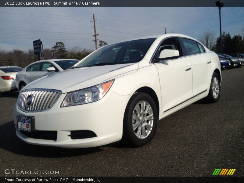 Summit White / Cashmere 2012 Buick LaCrosse FWD
