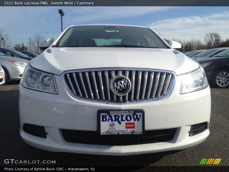 Summit White / Cashmere 2012 Buick LaCrosse FWD