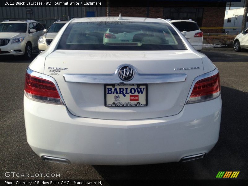 Summit White / Cashmere 2012 Buick LaCrosse FWD