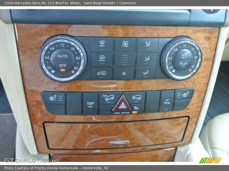 Sand Beige Metallic / Cashmere 2009 Mercedes-Benz ML 320 BlueTec 4Matic