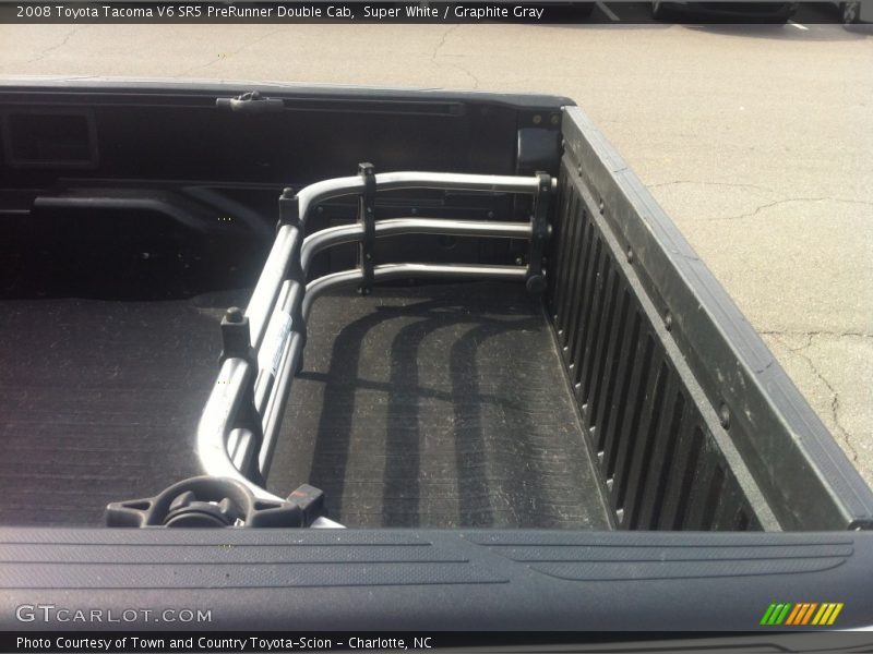 Super White / Graphite Gray 2008 Toyota Tacoma V6 SR5 PreRunner Double Cab