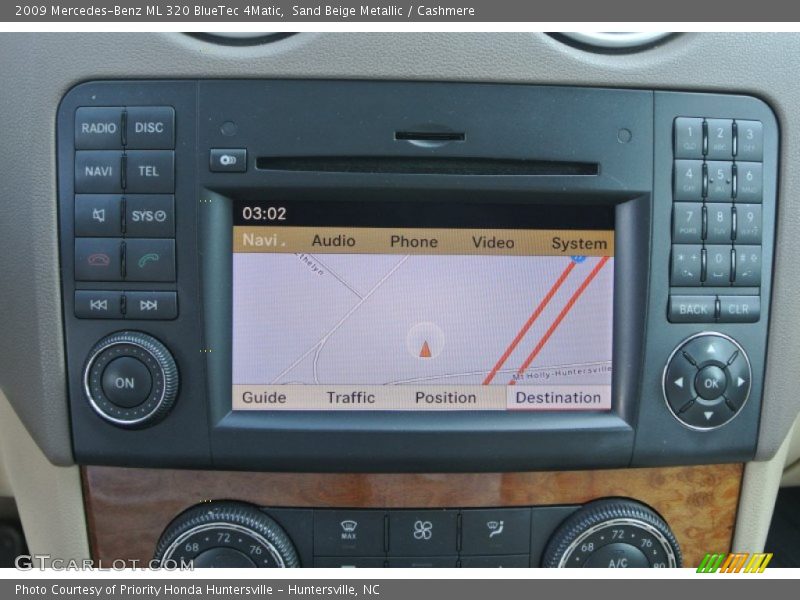 Sand Beige Metallic / Cashmere 2009 Mercedes-Benz ML 320 BlueTec 4Matic