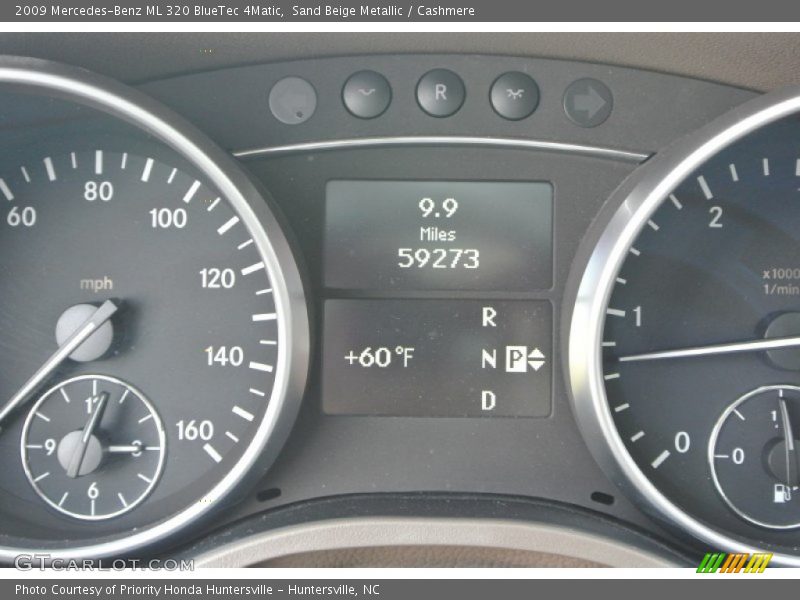 Sand Beige Metallic / Cashmere 2009 Mercedes-Benz ML 320 BlueTec 4Matic