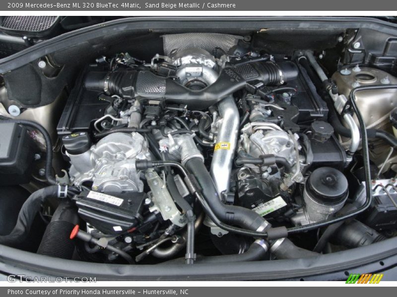 Sand Beige Metallic / Cashmere 2009 Mercedes-Benz ML 320 BlueTec 4Matic