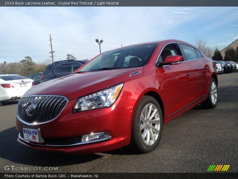 Crystal Red Tintcoat / Light Neutral 2014 Buick LaCrosse Leather
