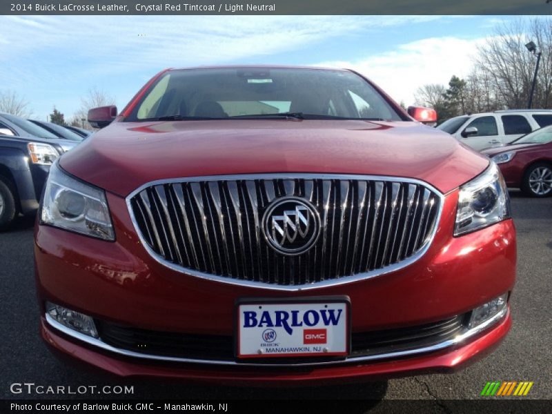 Crystal Red Tintcoat / Light Neutral 2014 Buick LaCrosse Leather