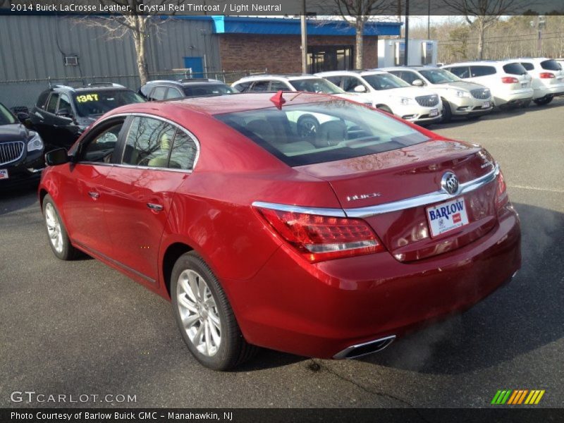 Crystal Red Tintcoat / Light Neutral 2014 Buick LaCrosse Leather