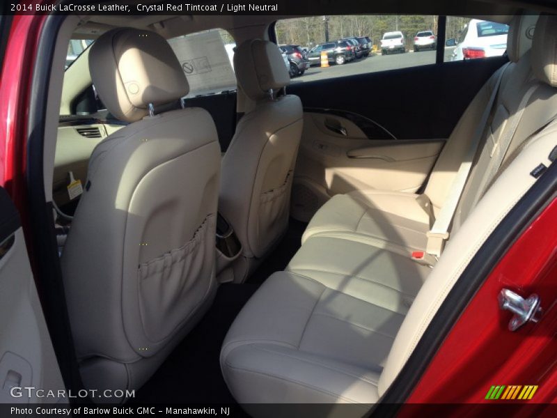 Crystal Red Tintcoat / Light Neutral 2014 Buick LaCrosse Leather