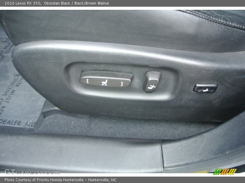 Obsidian Black / Black/Brown Walnut 2010 Lexus RX 350