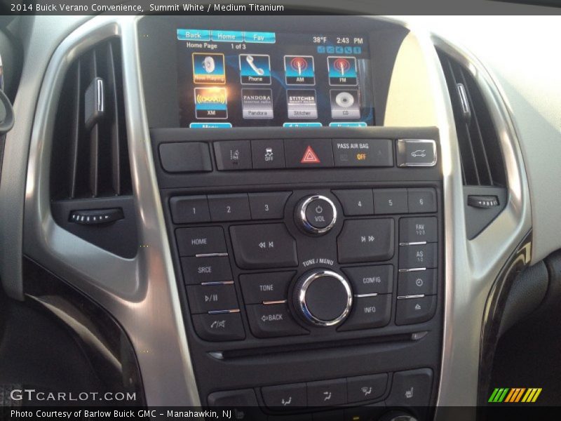 Summit White / Medium Titanium 2014 Buick Verano Convenience