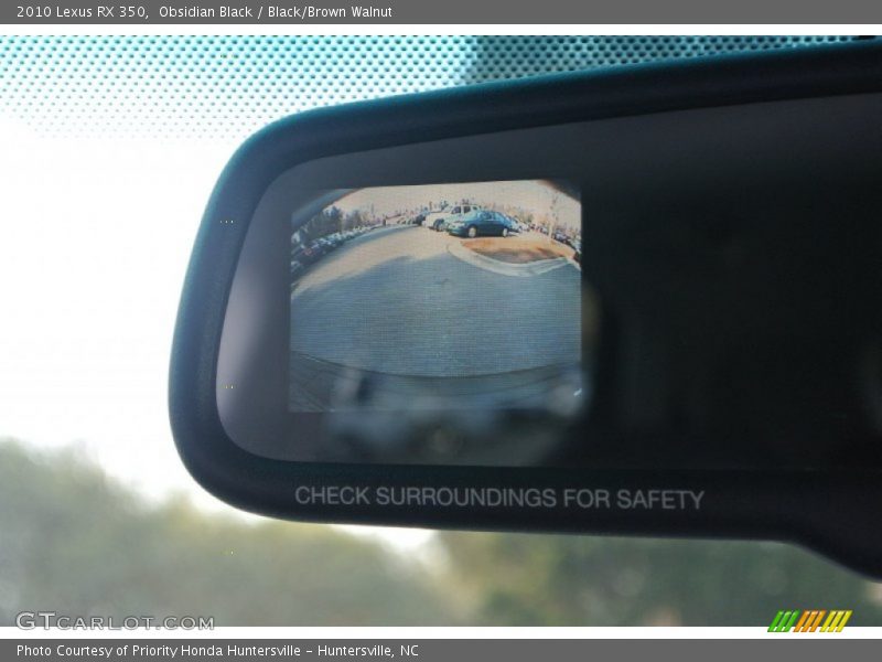 Obsidian Black / Black/Brown Walnut 2010 Lexus RX 350
