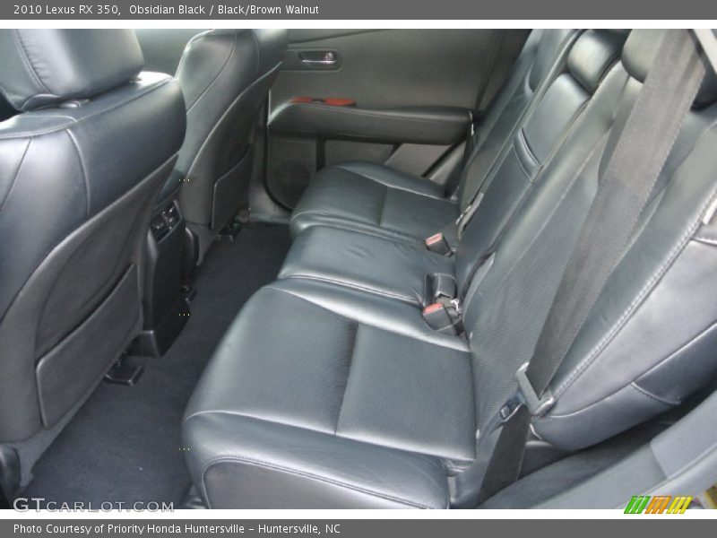 Obsidian Black / Black/Brown Walnut 2010 Lexus RX 350