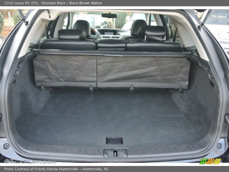 Obsidian Black / Black/Brown Walnut 2010 Lexus RX 350