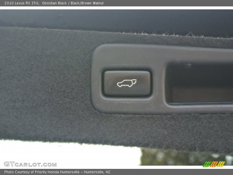 Obsidian Black / Black/Brown Walnut 2010 Lexus RX 350