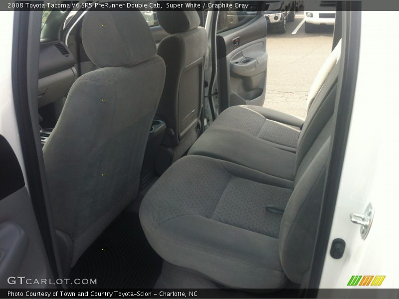 Super White / Graphite Gray 2008 Toyota Tacoma V6 SR5 PreRunner Double Cab