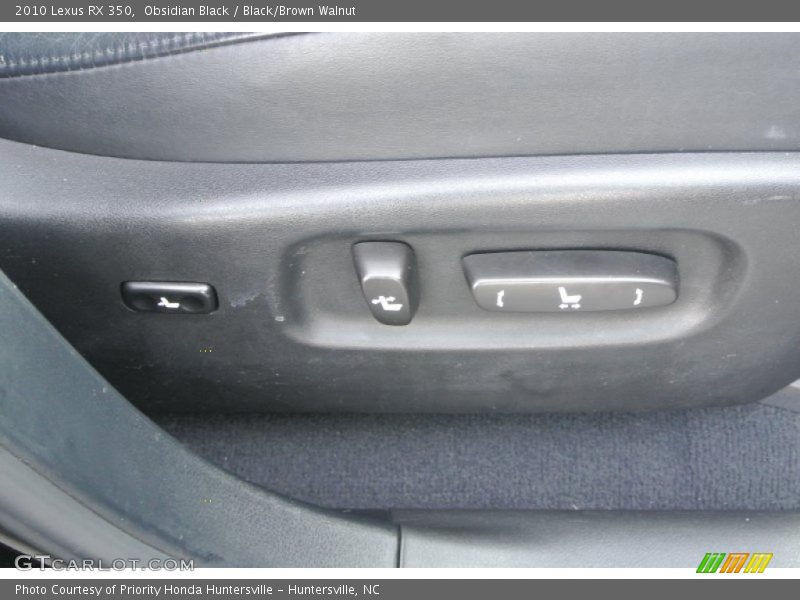 Obsidian Black / Black/Brown Walnut 2010 Lexus RX 350