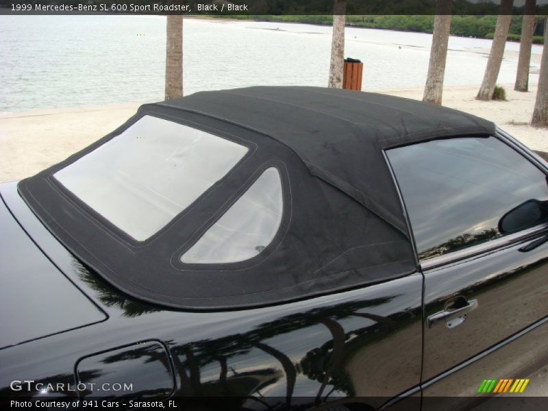 Black / Black 1999 Mercedes-Benz SL 600 Sport Roadster