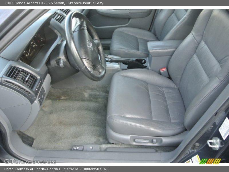 2007 Accord EX-L V6 Sedan Gray Interior