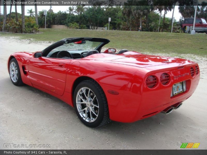 Torch Red / Black 2001 Chevrolet Corvette Convertible