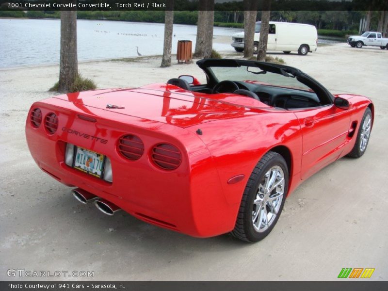Torch Red / Black 2001 Chevrolet Corvette Convertible