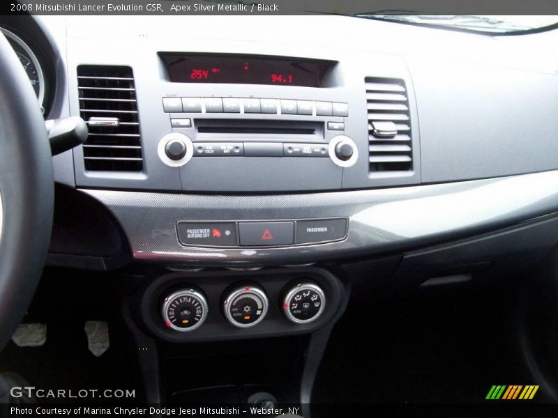 Apex Silver Metallic / Black 2008 Mitsubishi Lancer Evolution GSR