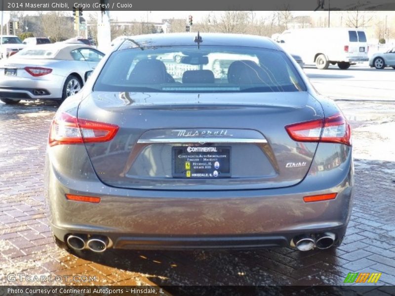 Grigio (Grey) / Cuoio 2014 Maserati Ghibli